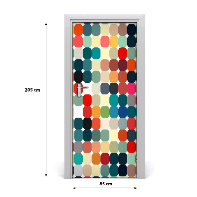 Fototapeta na dveře geometrické pozadí