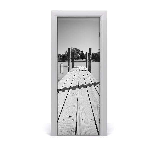 Fototapeta samolepící na dveře dřevěné molo