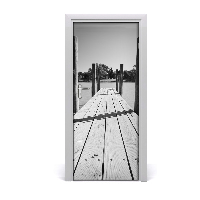 Fototapeta samolepící na dveře dřevěné molo