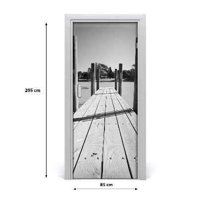 Fototapeta samolepící na dveře dřevěné molo