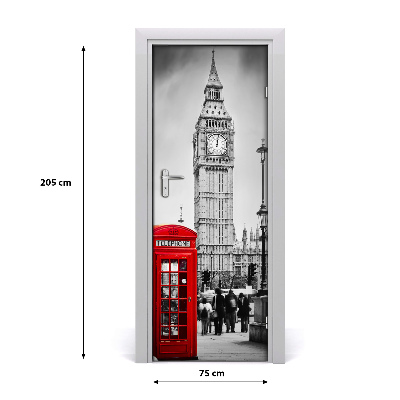 Fototapeta samolepící na dveře Big Ben Londýn