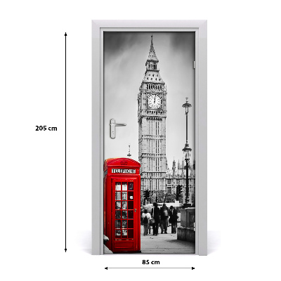 Fototapeta samolepící na dveře Big Ben Londýn