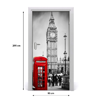 Fototapeta samolepící na dveře Big Ben Londýn