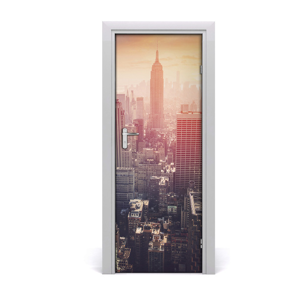 Fototapeta samolepící dveře New York Panorama