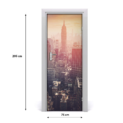 Fototapeta samolepící dveře New York Panorama