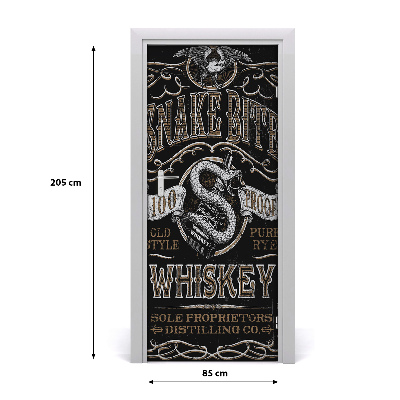 Fototapeta na dveře whiskey