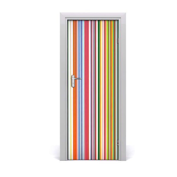 Fototapeta na dveře barevné pásy