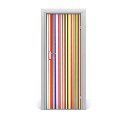 Fototapeta na dveře barevné pásy