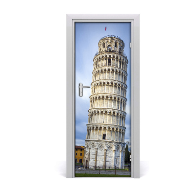 Fototapeta samolepící dveře šikmá věž Piza