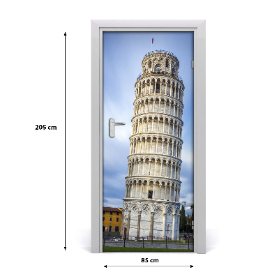 Fototapeta samolepící dveře šikmá věž Piza