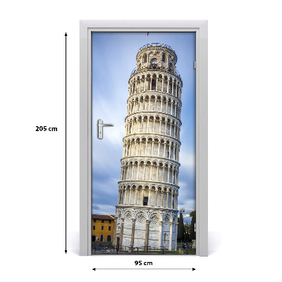 Fototapeta samolepící dveře šikmá věž Piza