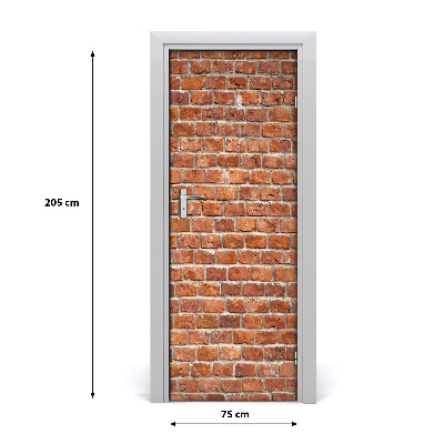 Fototapeta na dveře cihlová stěna