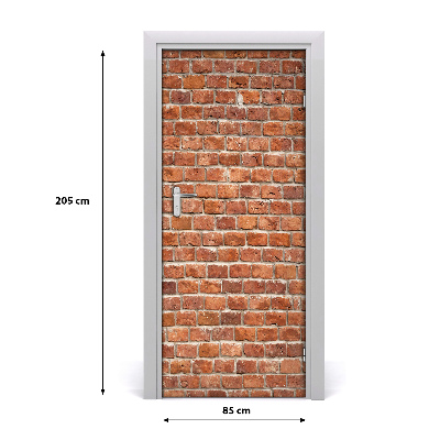 Fototapeta na dveře cihlová stěna