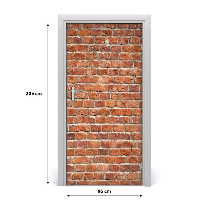Fototapeta na dveře cihlová stěna
