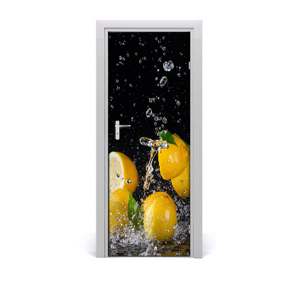 Fototapeta na dveře do domu samolepící citron