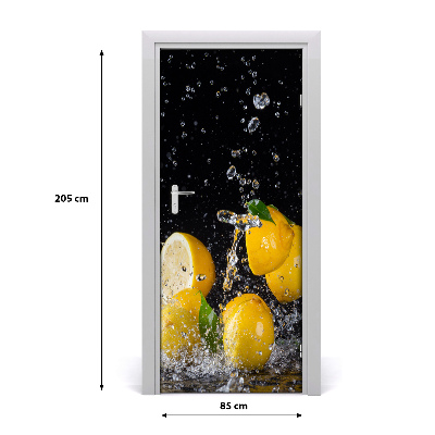 Fototapeta na dveře do domu samolepící citron