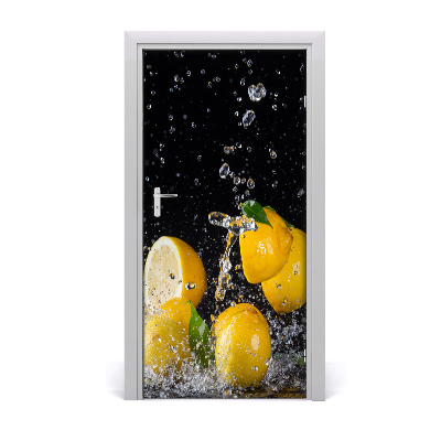 Fototapeta na dveře do domu samolepící citron