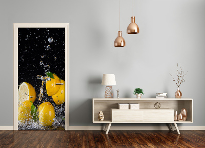 Fototapeta na dveře do domu samolepící citron