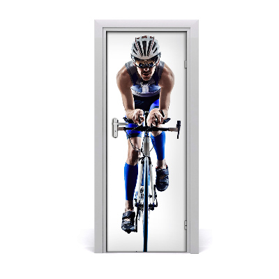 Fototapeta samolepící na dveře sport cyklista