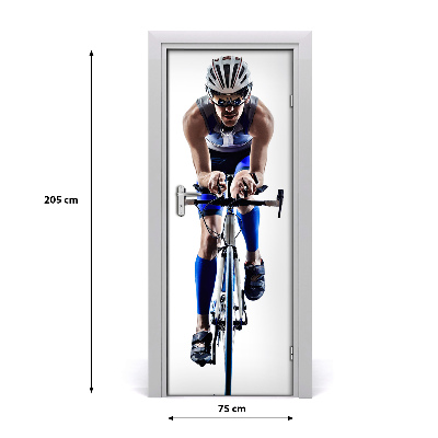 Fototapeta samolepící na dveře sport cyklista