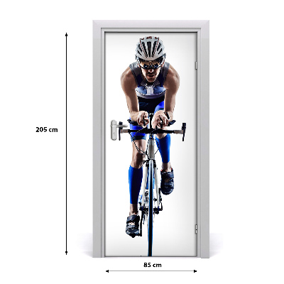 Fototapeta samolepící na dveře sport cyklista