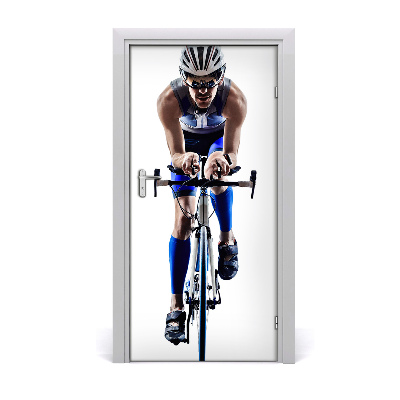 Fototapeta samolepící na dveře sport cyklista