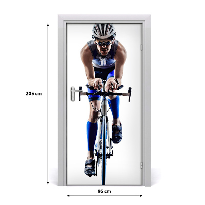 Fototapeta samolepící na dveře sport cyklista