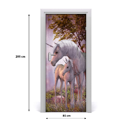 Samolepící fototapeta na dveře Jednorožec