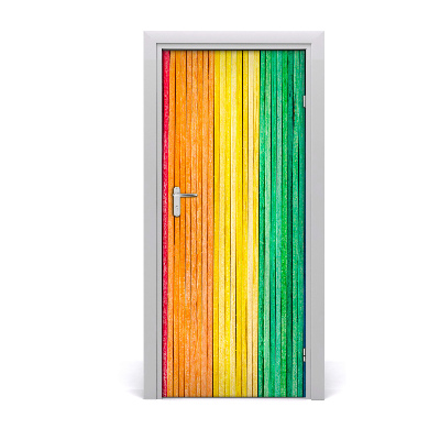 Fototapeta na dveře barevné pásy