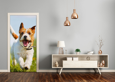 Samolepící fototapeta na dveře Jack Rusell
