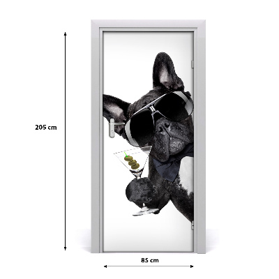 Samolepící fototapeta na dveře Piezo z martini