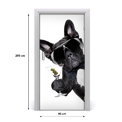 Samolepící fototapeta na dveře Piezo z martini