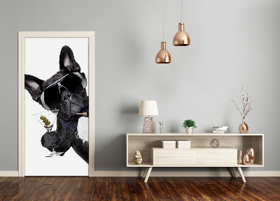 Samolepící fototapeta na dveře Piezo z martini