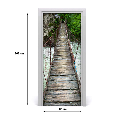 Fototapeta na dveře visací most