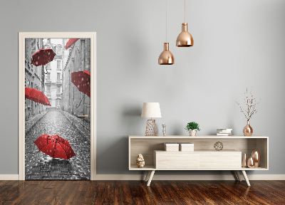Fototapeta samolepící na dveře deštník Francie
