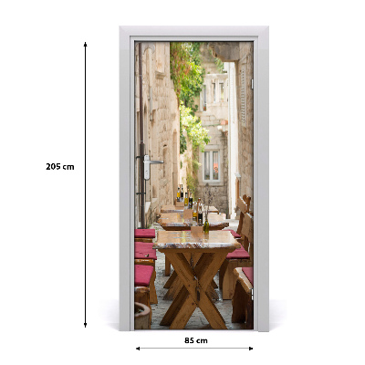 Fototapeta samolepící dveře Korčula Chorvatsko
