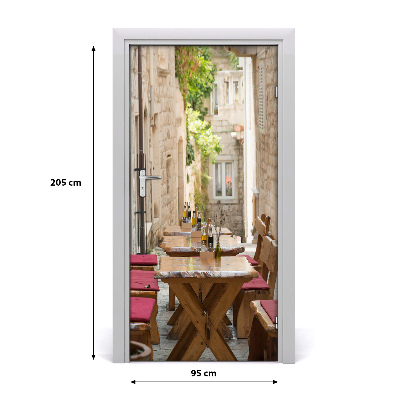 Fototapeta samolepící dveře Korčula Chorvatsko