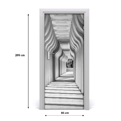 Fototapeta samolepící na dveře chodba