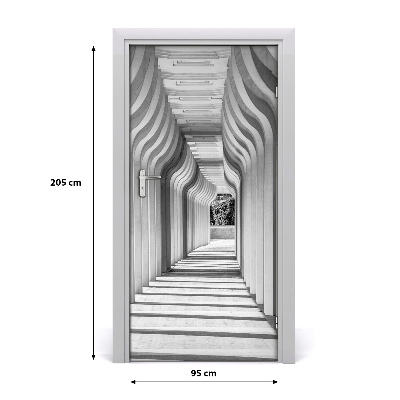 Fototapeta samolepící na dveře chodba