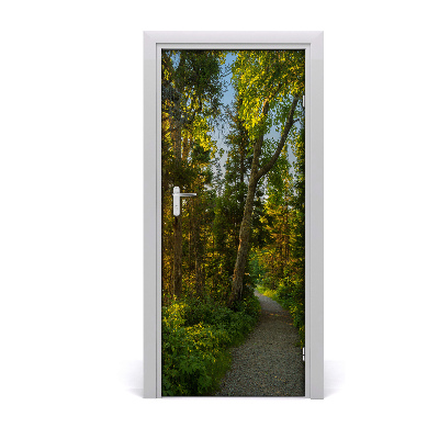 Fototapeta na dveře stezka v lese