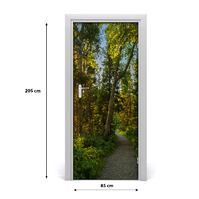 Fototapeta na dveře stezka v lese
