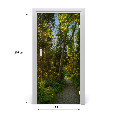 Fototapeta na dveře stezka v lese