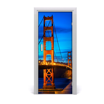 Fototapeta samolepící dveře Most San Francisco
