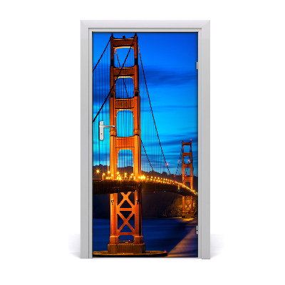 Fototapeta samolepící dveře Most San Francisco