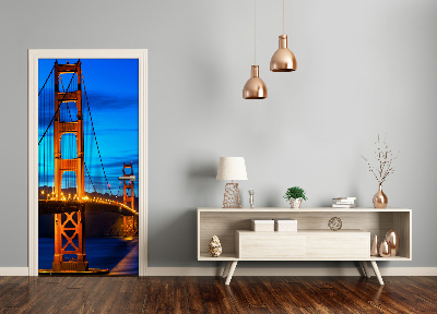 Fototapeta samolepící dveře Most San Francisco