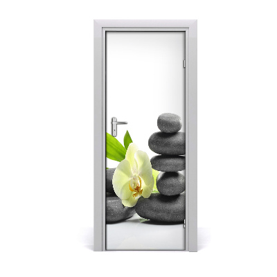 Fototapeta samolepící Orchidej a kamení