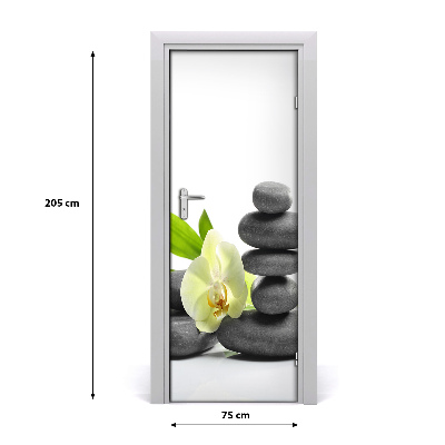 Fototapeta samolepící Orchidej a kamení