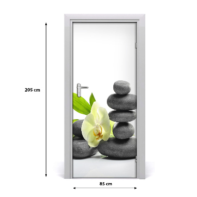 Fototapeta samolepící Orchidej a kamení