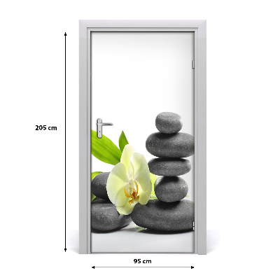 Fototapeta samolepící Orchidej a kamení