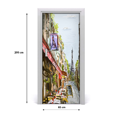 Fototapeta samolepící na dveře Eiffelova věž